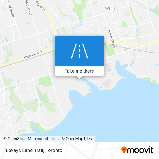 Levays Lane Trail map