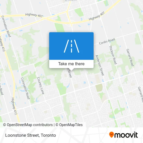Loonstone Street map