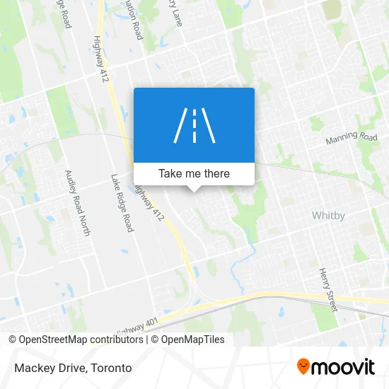 Mackey Drive map