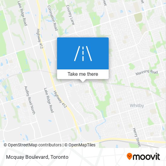 Mcquay Boulevard map
