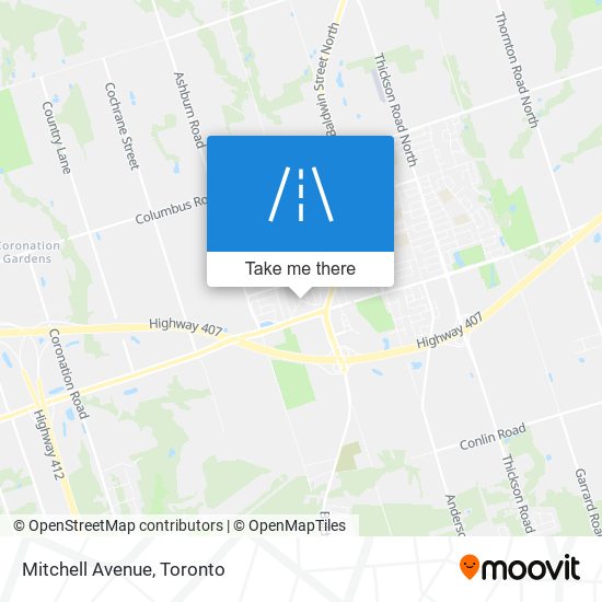 Mitchell Avenue map