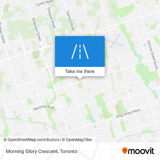 Morning Glory Crescent map