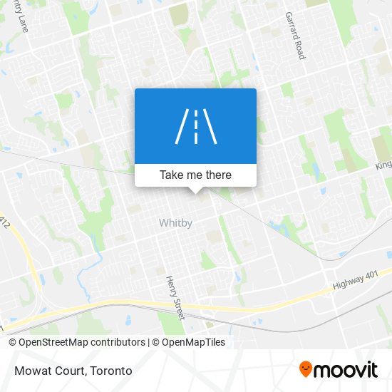 Mowat Court map