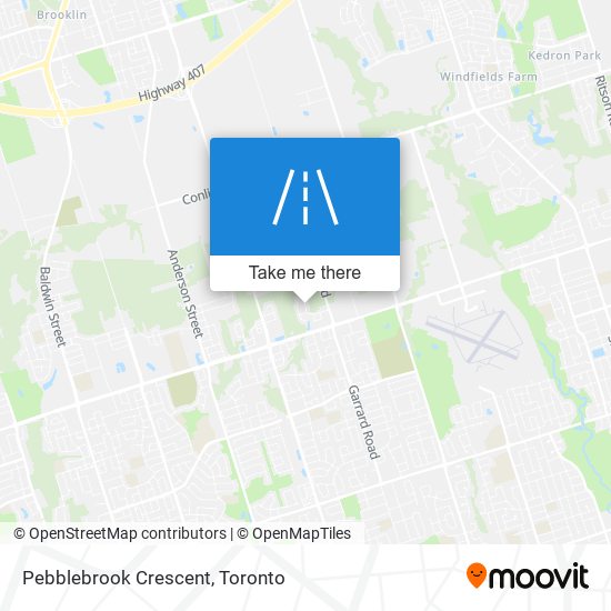 Pebblebrook Crescent map