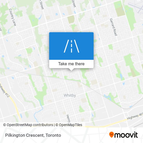 Pilkington Crescent map