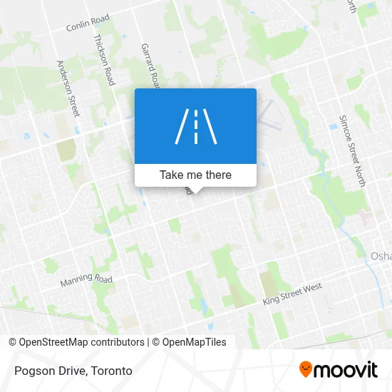 Pogson Drive map