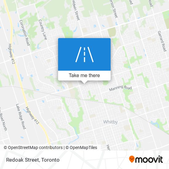 Redoak Street map