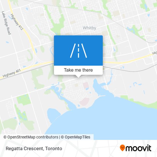 Regatta Crescent map