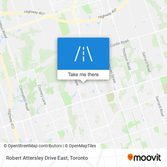 Robert Attersley Drive East plan