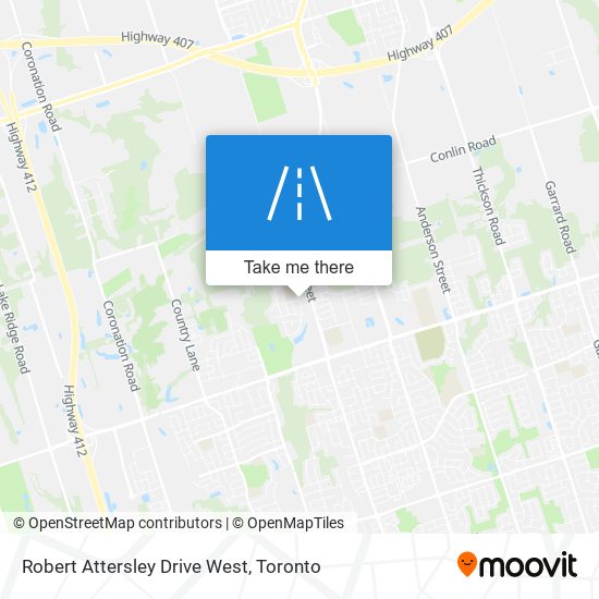 Robert Attersley Drive West map