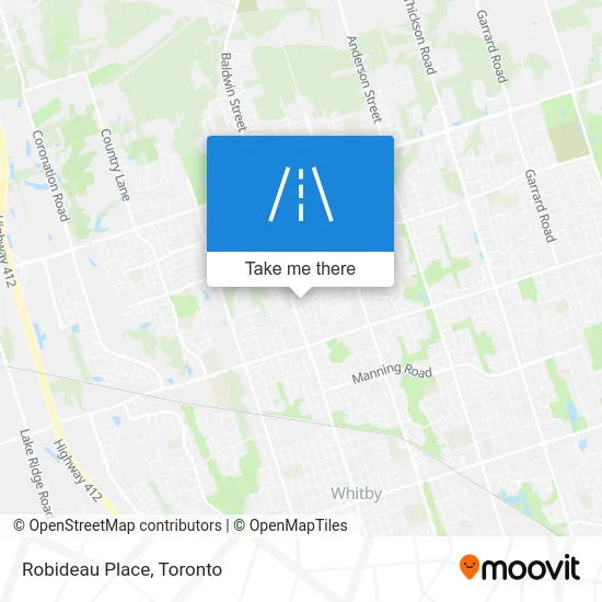 Robideau Place map