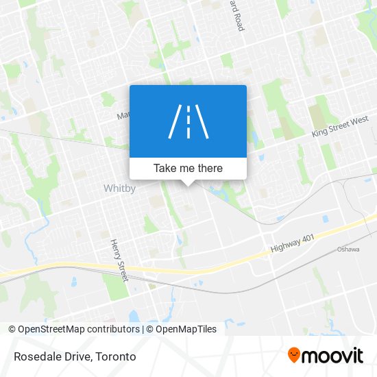 Rosedale Drive map