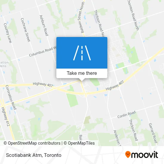 Scotiabank Atm map