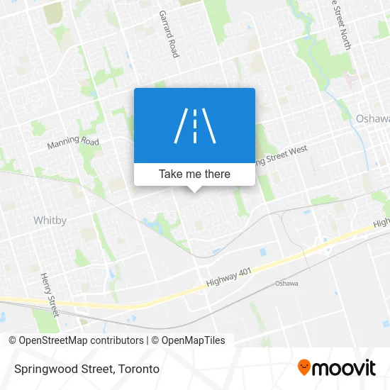 Springwood Street map