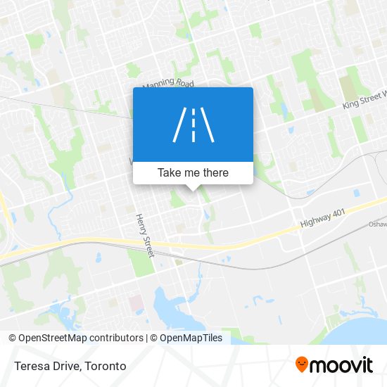 Teresa Drive map