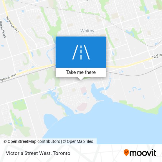 Victoria Street West map