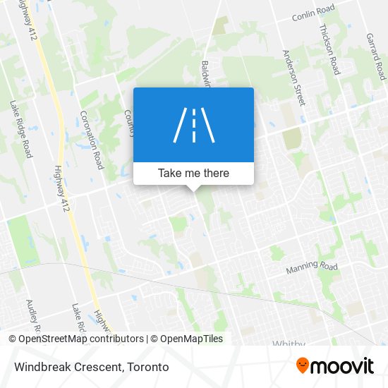 Windbreak Crescent map