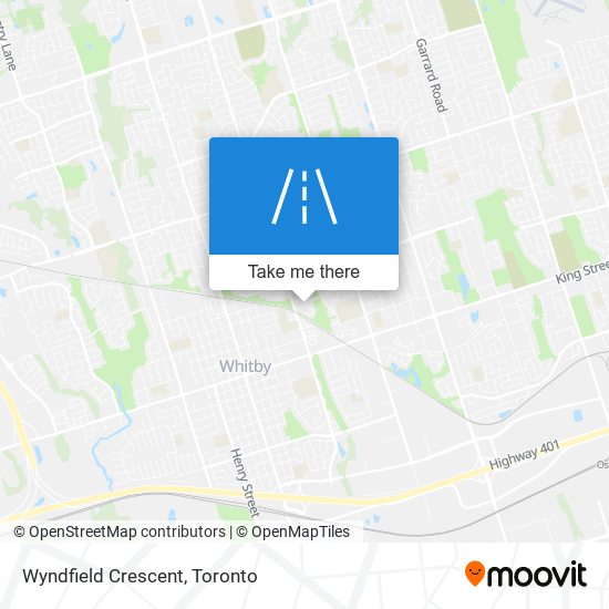 Wyndfield Crescent map