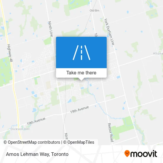 Amos Lehman Way map