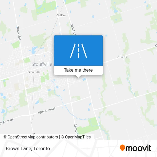 Brown Lane map