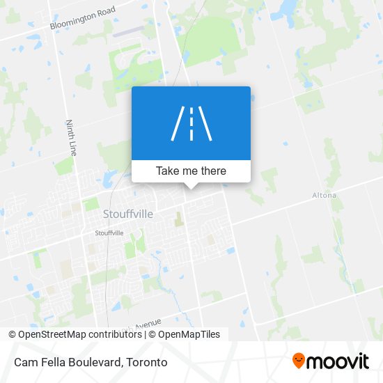 Cam Fella Boulevard map