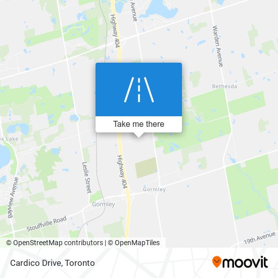 Cardico Drive map