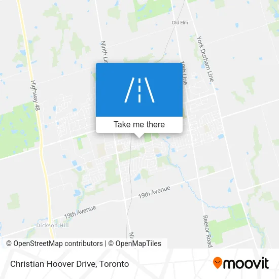 Christian Hoover Drive map