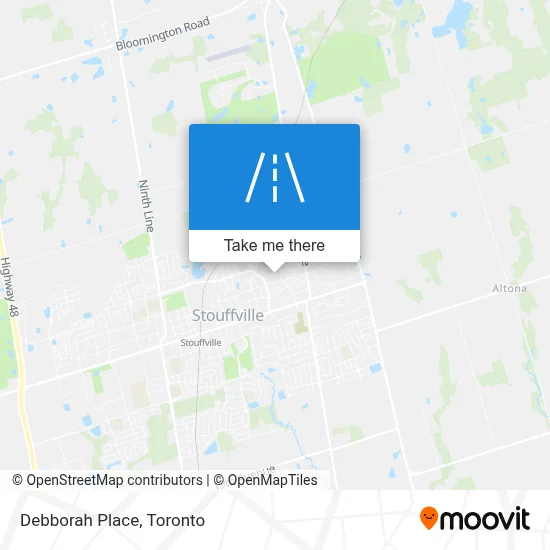 Debborah Place map
