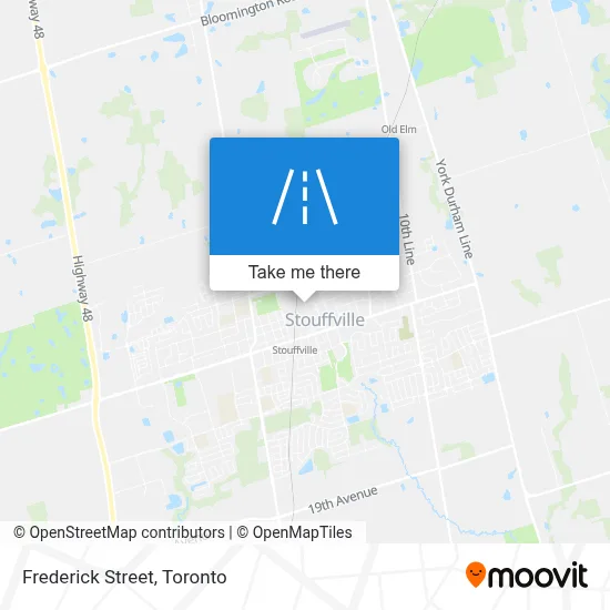 Frederick Street map