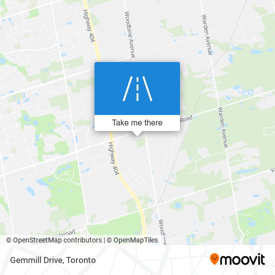 Gemmill Drive map