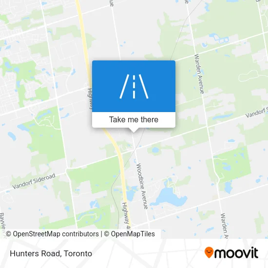 Hunters Road map