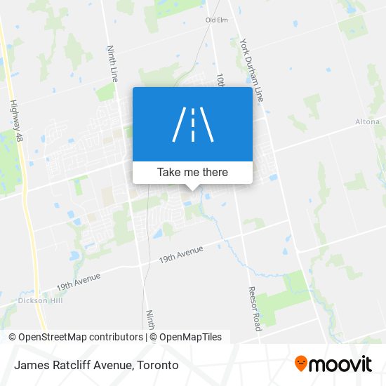 James Ratcliff Avenue map