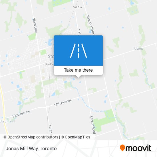 Jonas Mill Way map