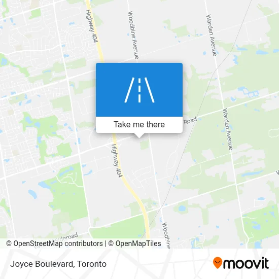 Joyce Boulevard map