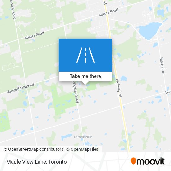Maple View Lane plan