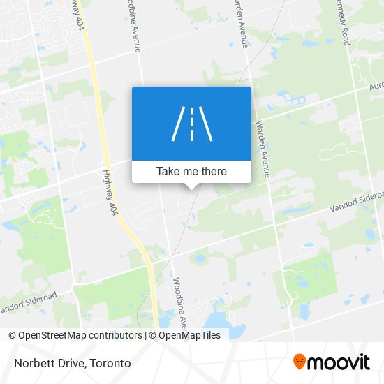 Norbett Drive map