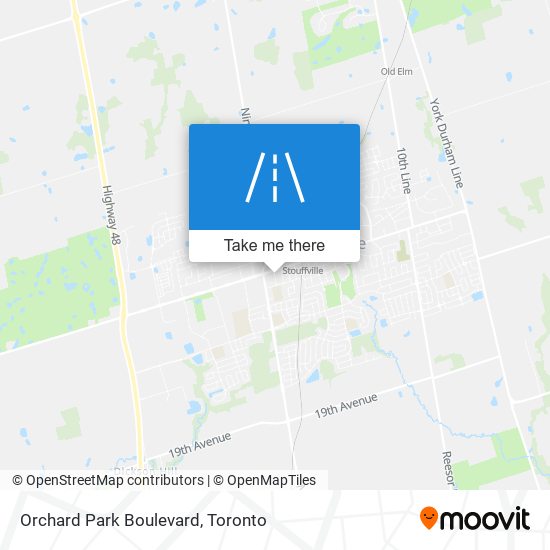 Orchard Park Boulevard map