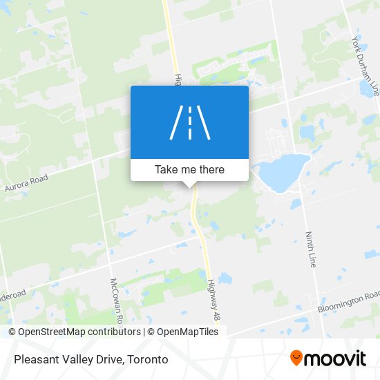 Pleasant Valley Drive map