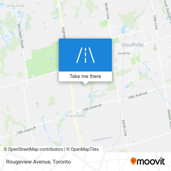 Rougeview Avenue map