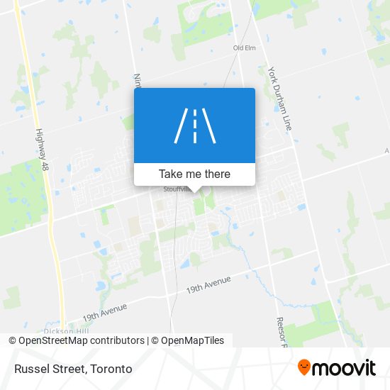 Russel Street map