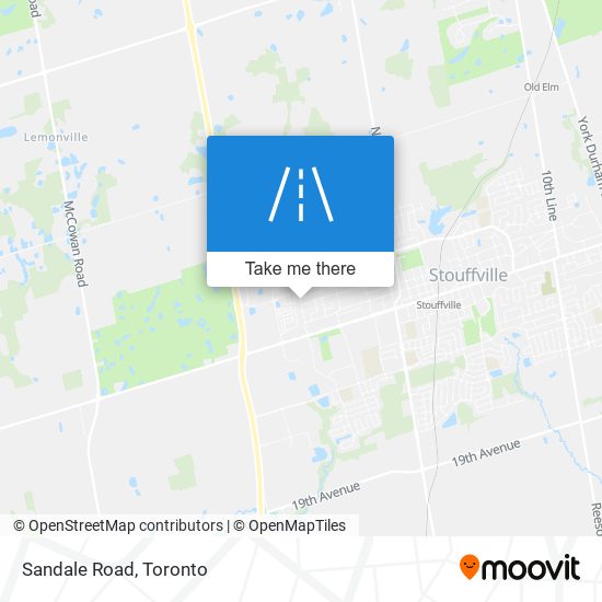 Sandale Road map