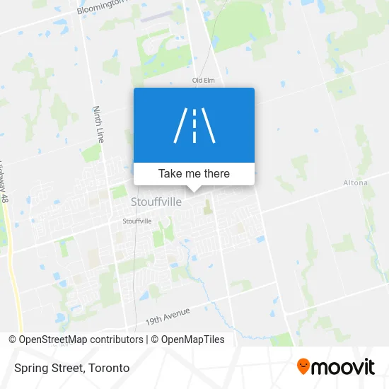 Spring Street map