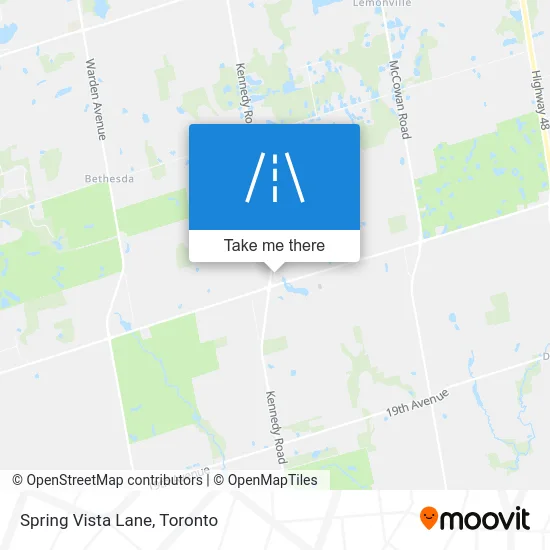 Spring Vista Lane map