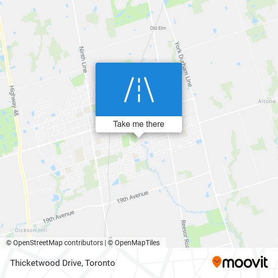 Thicketwood Drive plan