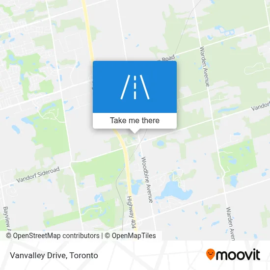 Vanvalley Drive map