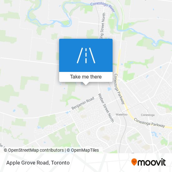 Apple Grove Road map