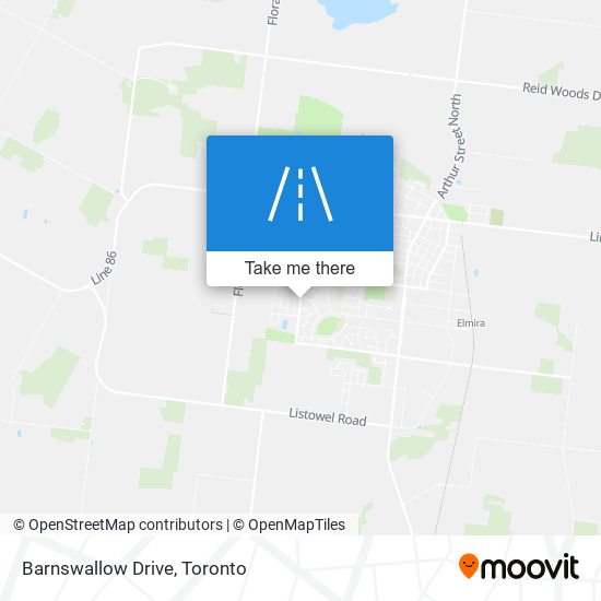 Barnswallow Drive map