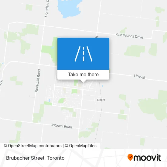 Brubacher Street map