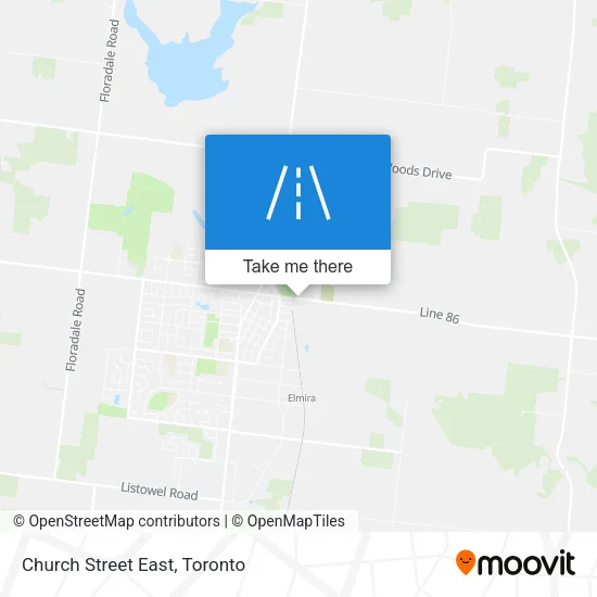 Church Street East map