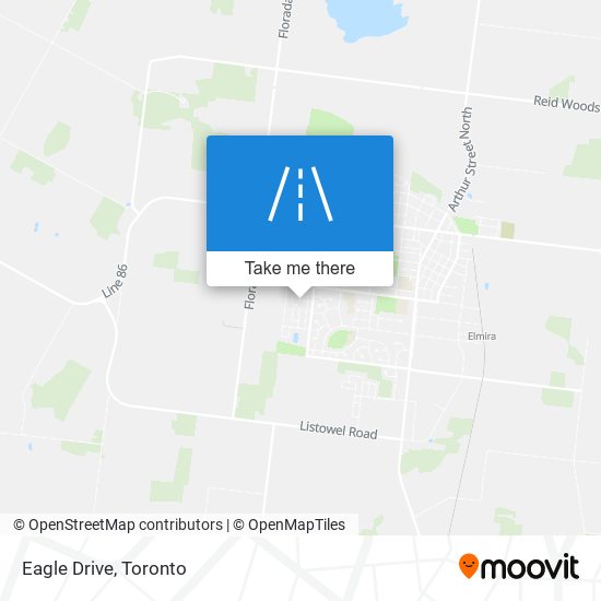 Eagle Drive map